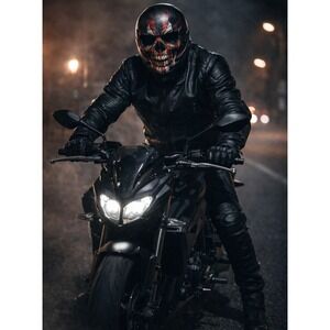 VTG Hein Gericke Leather Jacket Pants & Gauntlet Gloves Motorcycle Suit Mens L